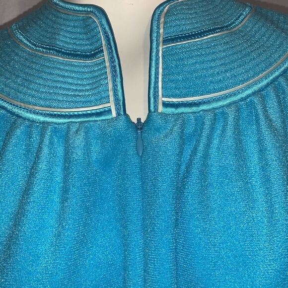 VGT blue fleece robe house coat. Size Large - Picture 6 of 14